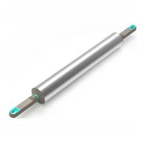 Rolo De Massa Cromado Anodilar 28cm Rolo De Massa Cromado Anodilar 28cm