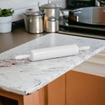 Rolo De Massa Profissional Maciço Pesado Pão Pizza Macarrão Lasanha Cozinha Alto Padrão