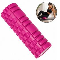 Rolo de Massagem Foam Roller Liberação Miofascial Texturizado Yoga Pilates Exercício Funcional LIVVO Rolo de Massagem Foam Roller Liberação Miofascial Texturizado Yoga Pilates Exercício Funcional LIVVO