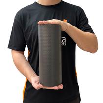 Rolo de Massagem Miofascial Em EVA 30x12cm Pilates Yoga Preto DF1140-PT Dafoca Sports