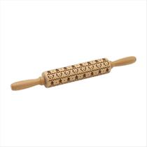 Rolo De Massas Boneco Ginger Bread Louça Natalina 40CM 1 UN Rolo De Massas Boneco Ginger Bread Louça Natalina 40CM 1 UN
