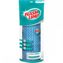 Rolo de Pano Azul Multiuso Flash Limp 50 unidades Rolo de Pano Azul Multiuso Flash Limp 50 unidades