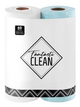 Rolo de pano de limpeza Fantasticlean Microfiber, pacote com 60 x 30 cm Rolo de pano de limpeza Fantasticlean Microfiber, pacote com 60 x 30 cm