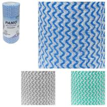 Rolo de Pano Multiuso Lavanderia 100 Folhas Alta Absorção Branco Clean Tech
