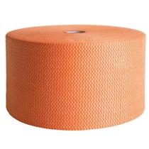 Rolo De Pano Tipo Perfex 20cm X 300 Metros Slim Laranja