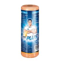 Rolo De Pano Tipo Perfex 30cm X 25 Metros Plus Laranja 50 unidades