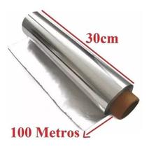 Rolo De Papel Alumínio 30cm X 100m - 5unidades - Mello Descartáveis