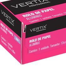 Rolo de Papel Alumínio Para Tintura Color 12cm x 80m Ref 3233 Vertix