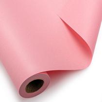 Rolo de papel de embrulho Burymento Pink Kraft 43x10 m frente e verso Rolo de papel de embrulho Burymento Pink Kraft 43x10 m frente e verso