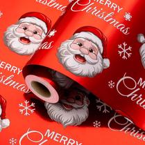 Rolo de papel de embrulho Retrify Christmas 43cm x 10m Rolo de papel de embrulho Retrify Christmas 43cm x 10m