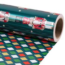 Rolo de papel de embrulho RUSPEPA Vintage Nutcracker 43x10 m