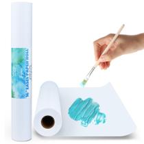Rolo de papel Easel Joyooss 41 cm x 25 m, pacote com 2 unidades, branco