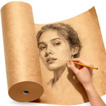 Rolo de Papel Kraft para Artesanato PH PERKHOMY 38 cm x 91,5 m Marrom Rolo de Papel Kraft para Artesanato PH PERKHOMY 38 cm x 91,5 m Marrom