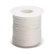 Rolo De Pavio De Algodão Branco Trançado De 200 Pés Para Acessórios De Fabricação De Velas DIY Rolo De Pavio De Algodão Branco Trançado De 200 Pés Para Acessórios De Fabricação De Velas DIY