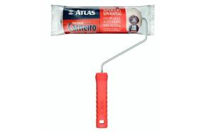 Rolo de Pele de Carneiro 15cm com Cabo Vermelho