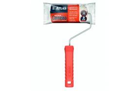 Rolo de Pele de Carneiro 9cm com Cabo Vermelho