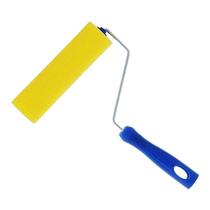 Rolo de Pintura Amarelo Poliéster com Suporte 1341 150mm Tigre
