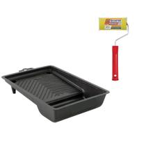 Rolo de pintura Compel + Bandeja