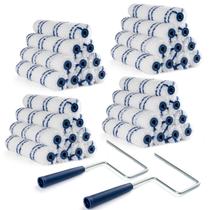 Rolo de pintura HUIROOWL 40 peças de microfibra 6 polegadas para pintura de paredes Rolo de pintura HUIROOWL 40 peças de microfibra 6 polegadas para pintura de paredes