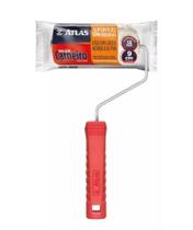 Rolo de Pintura Lã de Carneiro C/ Cabo Cor: Branco 9CM REF: 328/9 -ATLAS