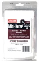 Rolo de pintura Wooster Mini-Koter R317, pacote com 10 unidades de microfibra de 4 polegadas