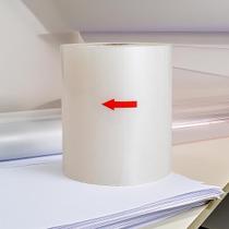 Rolo de Plástico para Plastificação 115mm Largura x 60m Comprimento 125 micras 0,05mm Bobina de Pouch Film Mundoware