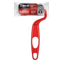 Rolo De Poliester Atlas Cinza 9Cm - At607/9 - Kit C/12 Peca