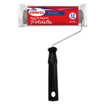 Rolo De Poliester Compel 15Cm - Kit C/6 Pecas