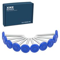 Rolo de porta de garagem XIKE 10 peças, 2 peças de nylon com rolamentos 6200-2RS