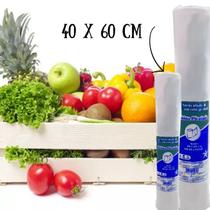 Rolo de saco transparente picotada reforcada verificar tamanhos suporta 10kg