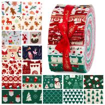 Rolo de tecido acolchoado de algodão ZMAAGG 100x6 cm Christmas Rolo de tecido acolchoado de algodão ZMAAGG 100x6 cm Christmas