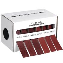 Rolo de tecido de esmeril HL-YMXQ de 6 grãos, lixa de 2,54 cm x 6 m Rolo de tecido de esmeril HL-YMXQ de 6 grãos, lixa de 2,54 cm x 6 m