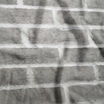 Rolo De Tnt Estampado Tijolinho Tijolo Cinza 1,4 metros x 30 metros