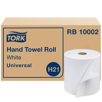 Rolo de toalha de mão de papel Tork H21 branco 100% fibra reciclada Rolo de toalha de mão de papel Tork H21 branco 100% fibra reciclada