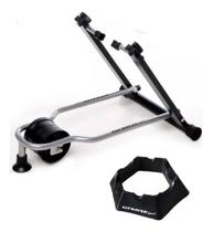 Rolo De Treino Bicicleta Al200 Dobrável + Base Dianteira