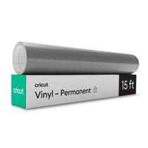 Rolo de vinil Cricut Premium Permanent 30,48 cm x 4,57 m prata