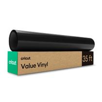Rolo de vinil Cricut Value Permanent Black 30,5 cm x 10,6 m