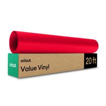 Rolo de vinil Cricut Value Permanent Matte Red 30,5 cm x 6,1 m