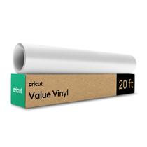 Rolo de vinil Cricut Value Permanent Matte White 30,5 cm x 6,1 m Rolo de vinil Cricut Value Permanent Matte White 30,5 cm x 6,1 m