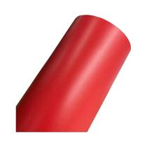 Rolo De Vinil Fosco Vermelho Com Tecnologia Air Release Para Envelopamento Automotivo DIY - Película Rolo De Vinil Fosco Vermelho Com Tecnologia Air Release Para Envelopamento Automotivo DIY - Película