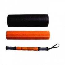 Rolo de Yoga Pilates Massageador 46,5 X 15 Cm - Liveup - LiveUp Sports