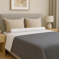 Rolo Decorativo Cabeceira Cama de Casal Queen