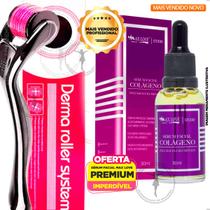 Rolo Derma Roller Microagulhamento + Colágeno Original