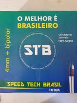 Rolo Do Cabo Coaxial Dupla Blin 4mm+bipolar Speedy Tech 100m Rolo Do Cabo Coaxial Dupla Blin 4mm+bipolar Speedy Tech 100m