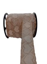 Rolo Elastico 25m Renda Coração 24mm Confecção F11 Rolo Elastico 25m Renda Coração 24mm Confecção F11