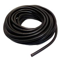 Rolo Espaguete Tubo Corrugado 10mm Preto Conduite Com Corte 20 Metros Mangueira Reforçada Resistente Para Chicotes Fios