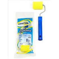 Rolo Espuma 05cm Com Cabo - Castor Rolo Espuma 05cm Com Cabo - Castor