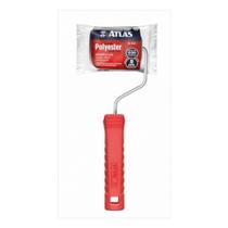 Rolo Espuma Atlas Cinza R 406 9 9cm Com Cabo - Pinceis Atlas