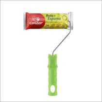 Rolo Espuma Condor 8094A 9cm Amarela com Suporte - Embalagem com 12 Unidades
