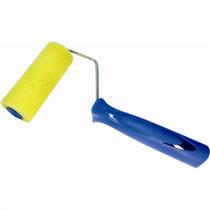 Rolo Espuma Tigre Amarelo 09Cm Com Cabo